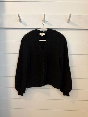 Sezane Angelie Cardigan Black - Size XS